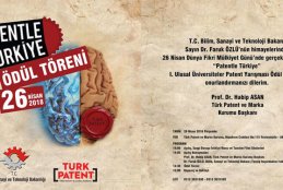 Patentle Türkiye - I. Ulusal Üniversiteler Patent Yarışması afişi